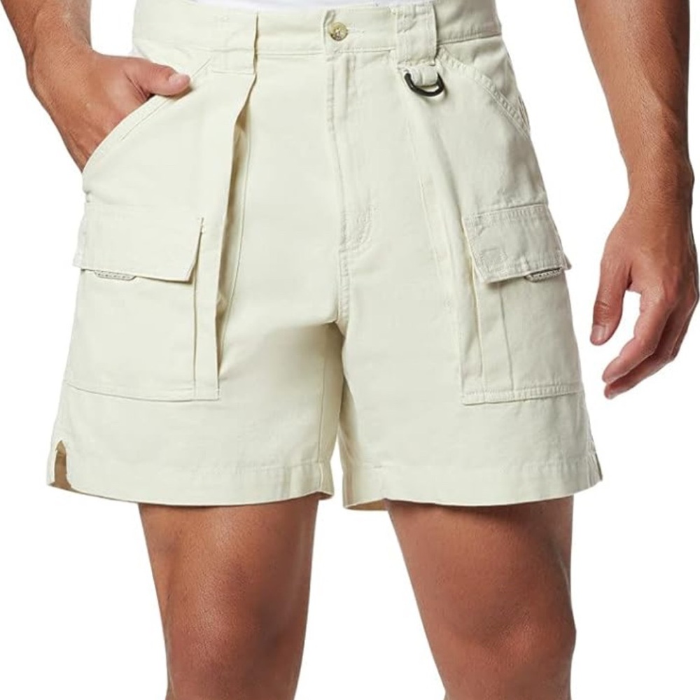 Columbia Tan Cargo Shorts Classic Outdoor Style